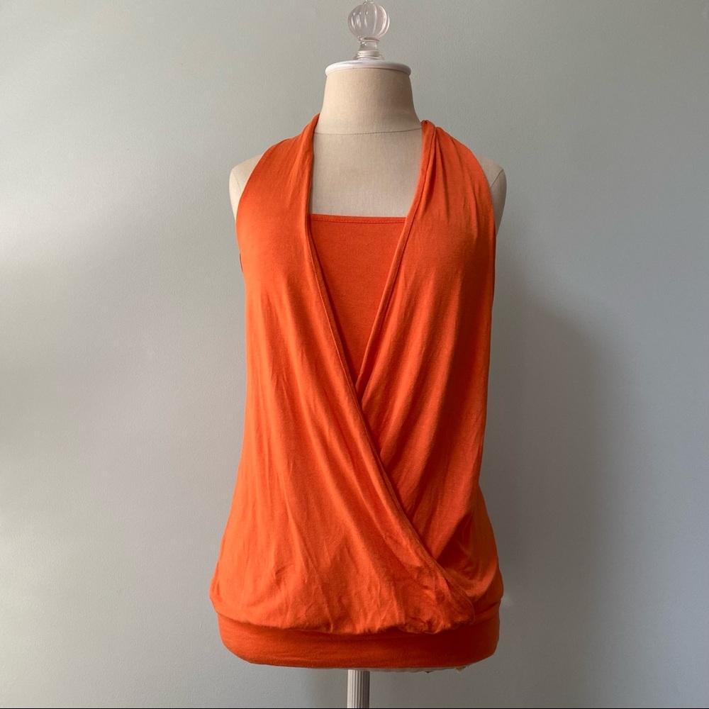 Banana Republic Halter Top Orange